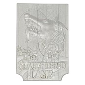 An American Werewolf in London Replica Slaughtered Lamb Pub Sign (silver plated)