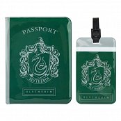 Harry Potter Passport Case & Luggage Tag Set Slytherin