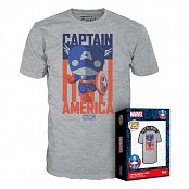 Marvel POP! Tees T-Shirt Captain America