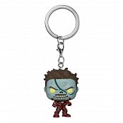 Marvel What If...? Pocket POP! Vinyl Keychains 4 cm Zombie Iron Man Display (12)