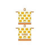 My Neighbor Totoro Laundry Storage Bag Catbus Silhouette 20 x 19 cm