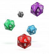 Oakie Doakie Dice D20 Spindown Dice Set Speckled (5)