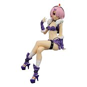 Re:Zero Noodle Stopper PVC Statue Ram Demon Costume Another Color Ver. 16 cm