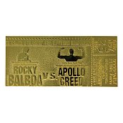 Rocky II Replica Superfight II Ticket (gold plated)