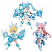 Snow Miku Desktop Singer Figures 8 cm Assortment (3)