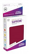 Ultimate Guard Supreme UX Sleeves Japanese Size Matte Burgundy (60)