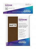 Ultimate Guard Supreme UX Sleeves Standard Size Matte Brown (50)