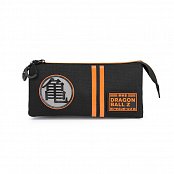 Dragon ball pencil case kame symbol triple