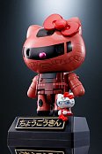 Hello Kitty Chogokin Diecast Action Figure Hello Kitty Char\'s Zaku II Ver. 11 cm
