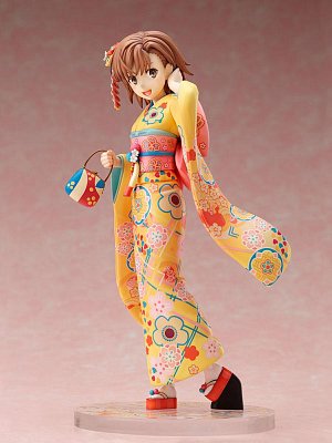 A Certain Scientific Railgun T PVC Statue 1/7 Mikoto Misaka Furisode Version 24 cm