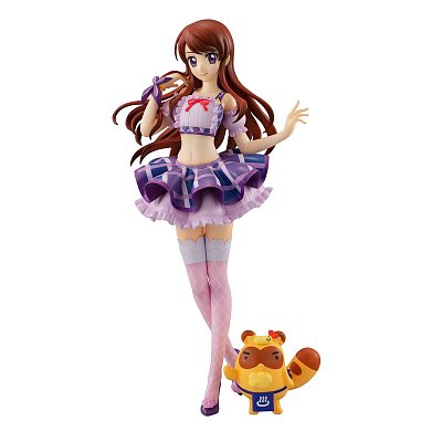 Aikatsu! PVC Statue 1/7 Shibuki Ran Purple Stage Costume 23 cm