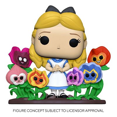 Alice in Wonderland POP! Deluxe Vinyl Figure Alice w/Flowers 10 cm