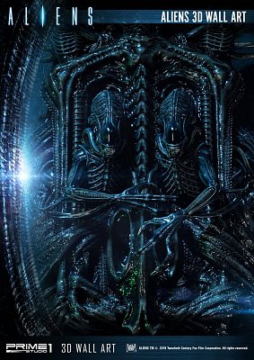 Aliens 3D Wall Art 32 x 50 cm