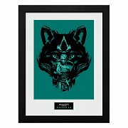 Assassins Creed Valhalla Collector Print Framed Poster Wolf