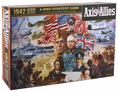 Avalon Hill Board Game Axis & Allies 1942 english - Severely damaged packaging
