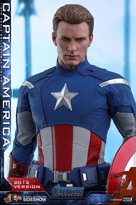 Avengers: Endgame Movie Masterpiece Action Figure 1/6 Captain America (2012 Version) 30 cm - Damaged packaging