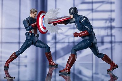 Avengers: Endgame S.H. Figuarts Action Figure Captain America Cap VS. Cap Edition 15 cm