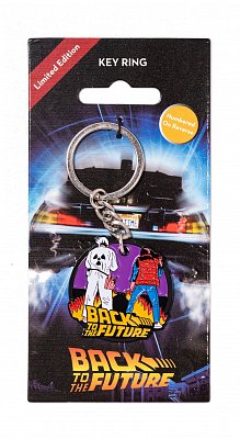 Back to the Future Metal Keychain Marty & Doc