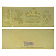 Back To The Future Replica Gyrosphere Collectible Ticket (gold plated)