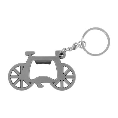 Bike Shaped Keychain with Bottle Opener