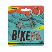 Bike Shaped Keychain with Bottle Opener