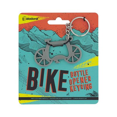 Bike Shaped Keychain with Bottle Opener