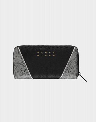 Black Widow Zip Around Wallet Hourglass
