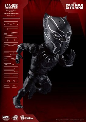 Captain America Civil War Egg Attack Action Figure Black Panther 15 cm
