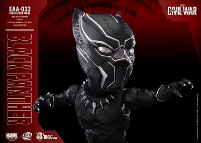 Captain America Civil War Egg Attack Action Figure Black Panther 15 cm