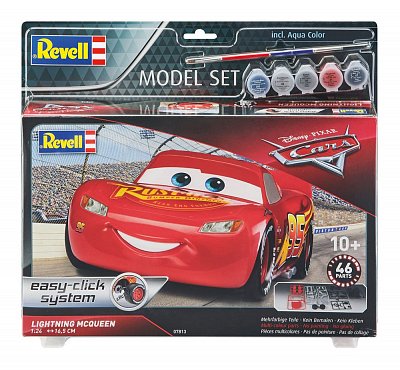 Cars Easy-Click Model Kit 1/24 Lightning McQueen 17 cm