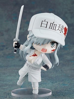 Cells at Work! Code Black Nendoroid Action Figure White Blood Cell Neutrophil 1196 10 cm