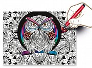 Clementoni 3D Colour Therapy Jigsaw Puzzle Owl (500 pieces)