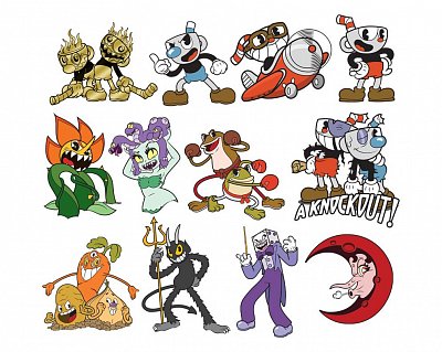 Cuphead Pin Badge Display (12)