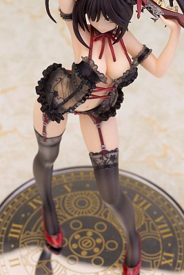 Date A Live II PVC Statue 1/7 Tokisaki Kurumi Lingerie Black Color AmiAmi Version 24 cm