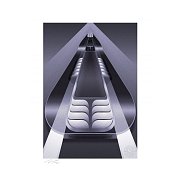 DC Comics Art Print Batmobile - Batman: The Animated Series 46 x 61 cm - unframed