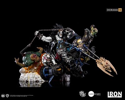 DC Comics Diorama 1/6 Lobo by Ivan Reis 38 cm --- DAMAGED PACKAGING