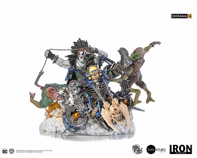 DC Comics Diorama 1/6 Lobo by Ivan Reis 38 cm --- DAMAGED PACKAGING