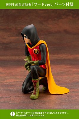 DC Comics Ikemen PVC Statue 1/7 Damian Robin 13 cm --- DAMAGED PACKAGING