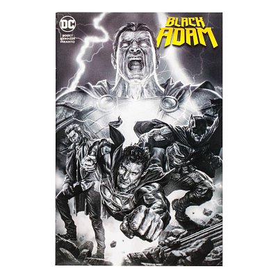 DC Direct Action Figure Black Adam Batman Line Art Variant (Gold Label) (SDCC) 18 cm