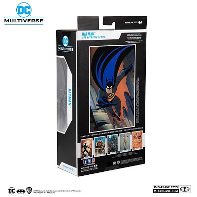 DC Multiverse Animated Action Figure Animated Batman Variant Blue/Gray 18 cm --- DAMAGED PACKAGING