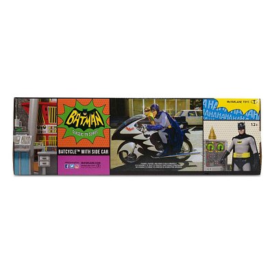 DC Retro Vehicle Batcycle with Side Car