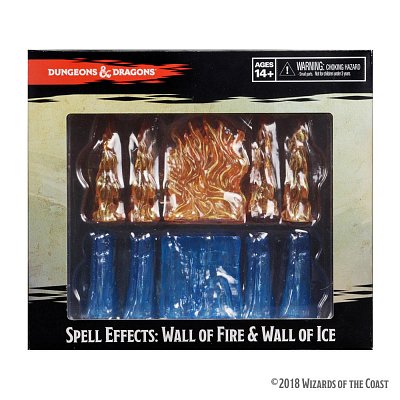 D&D Icons of the Realms Miniatures Spell Effects: Wall of Fire & Wall of Ice - Damaged packaging