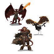 D&D Icons of the Realms pre-painted Miniatures Archdevils - Bael, Bel, and Zariel - Damaged packaging