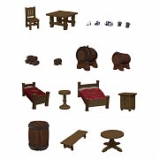 D&D Icons of the Realms pre-painted Miniatures The Yawning Portal Inn - Beds & Bottles