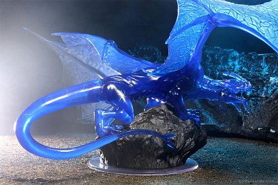 D&D Icons of the Realms Premium Miniature pre-painted Sapphire Dragon --- DAMAGED PACKAGING