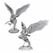 D&D Nolzur\'s Marvelous Miniatures Unpainted Miniatures 2-Packs Aarakocra Fighters Case (2)