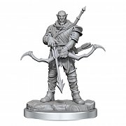 D&D Nolzur\'s Marvelous Miniatures Unpainted Miniatures 2-Packs Orc Ranger Male Case (4)