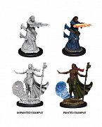 D&D Nolzur\'s Marvelous Miniatures Unpainted Miniatures Female Human Wizard Case (6)