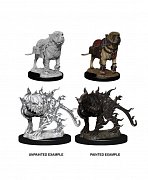 D&D Nolzur\'s Marvelous Miniatures Unpainted Miniatures Mastif & Shadow Mastif Case (6)