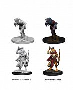 D&D Nolzur\'s Marvelous Miniatures Unpainted Miniatures Wererat & Weretiger Case (6)